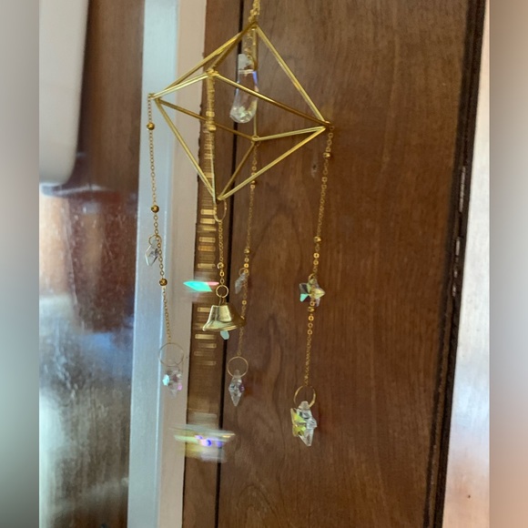 New Colorful Metal Rainbow Star Moon Wind Chimes Sun Catcher Window Home Decor - Picture 7 of 12